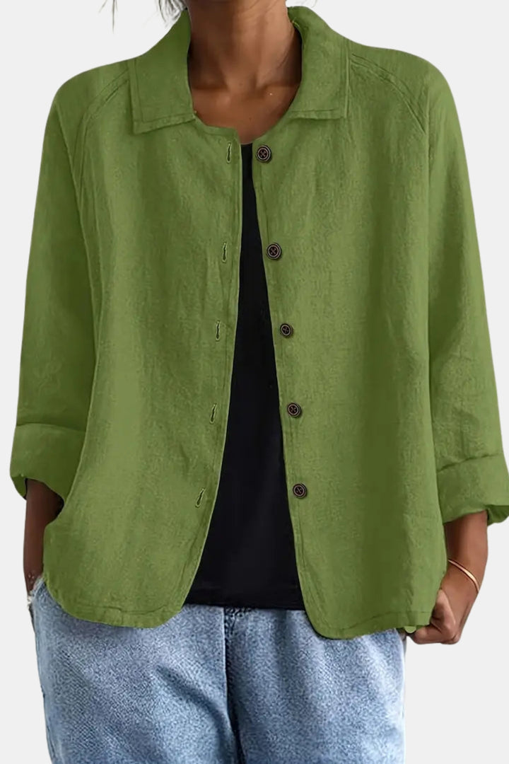 Brelvynna | Classic Button Front Jacket
