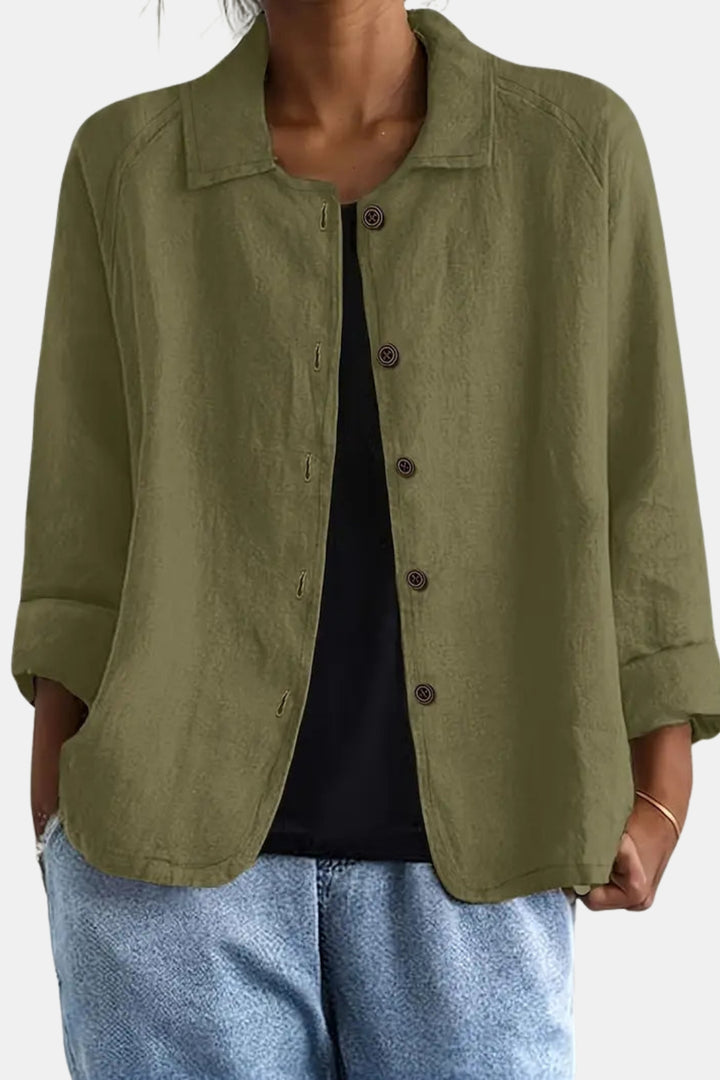 Brelvynna | Classic Button Front Jacket