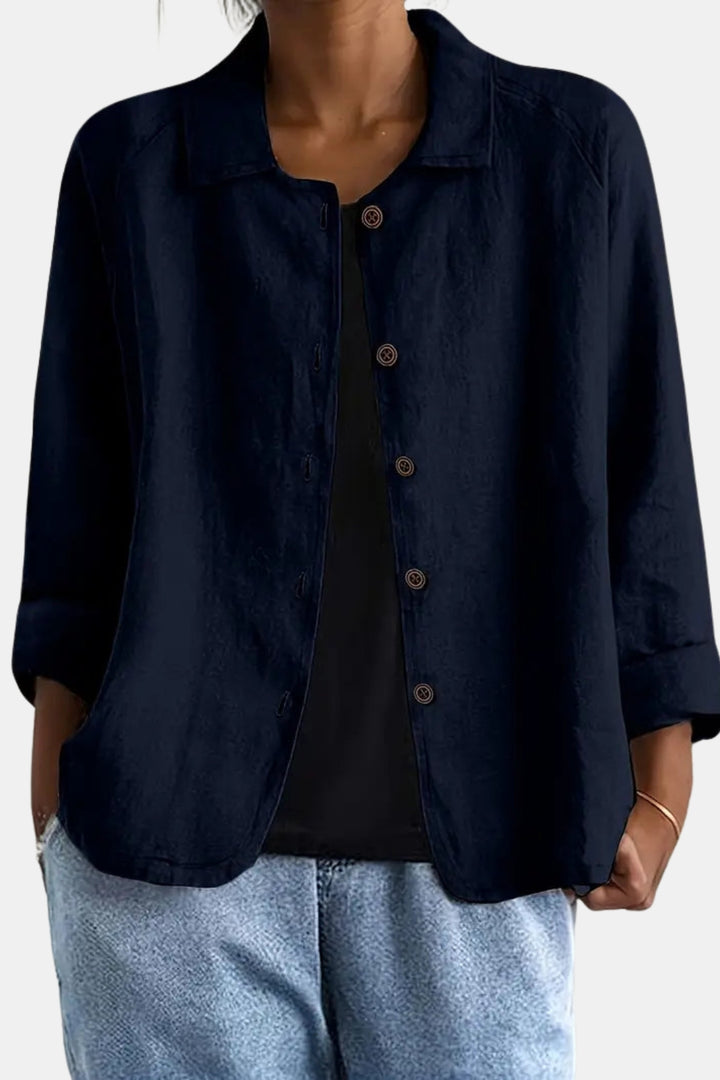 Brelvynna | Classic Button Front Jacket
