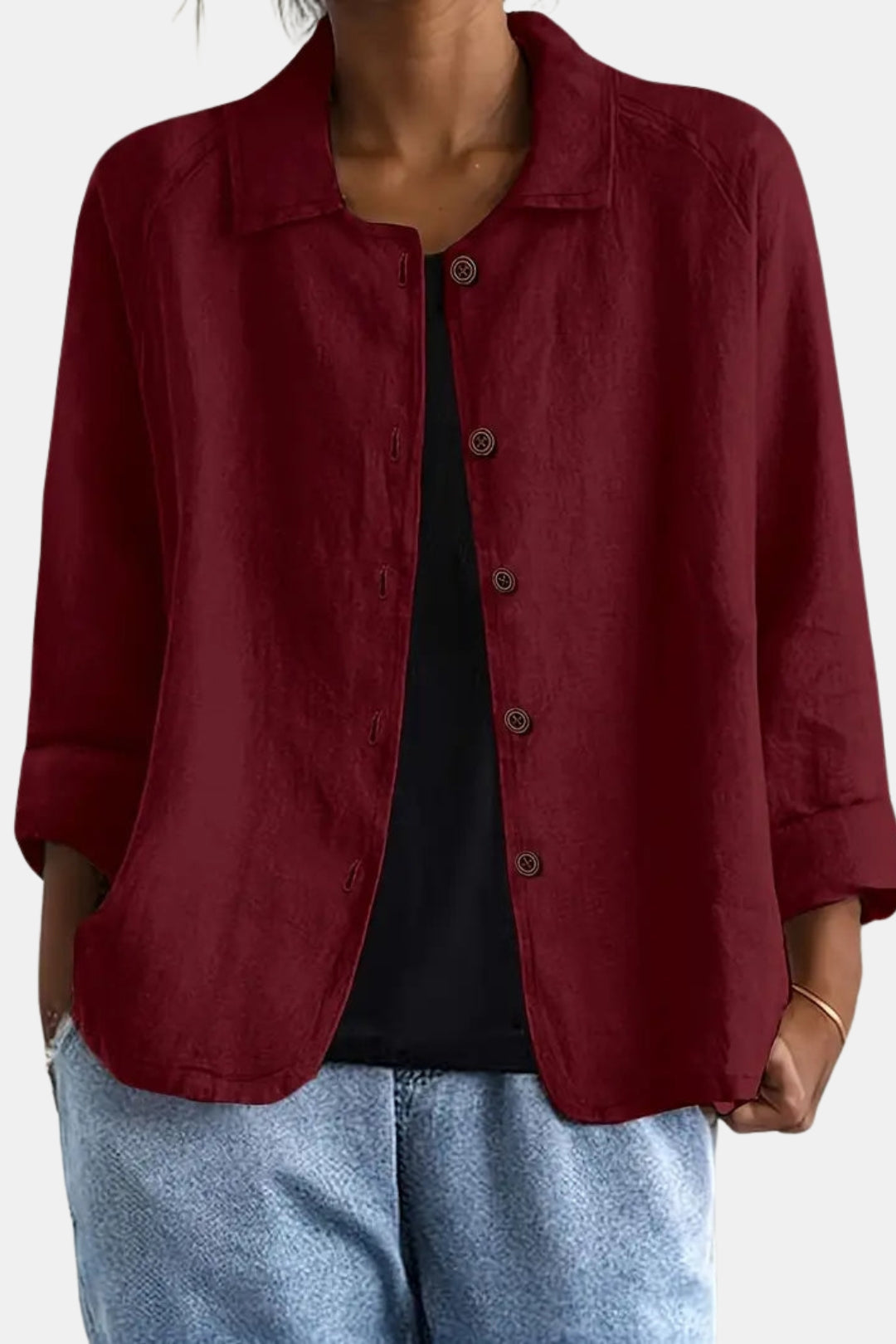 Brelvynna | Classic Button Front Jacket