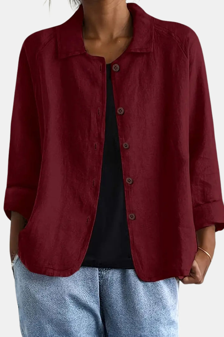 Brelvynna | Classic Button Front Jacket