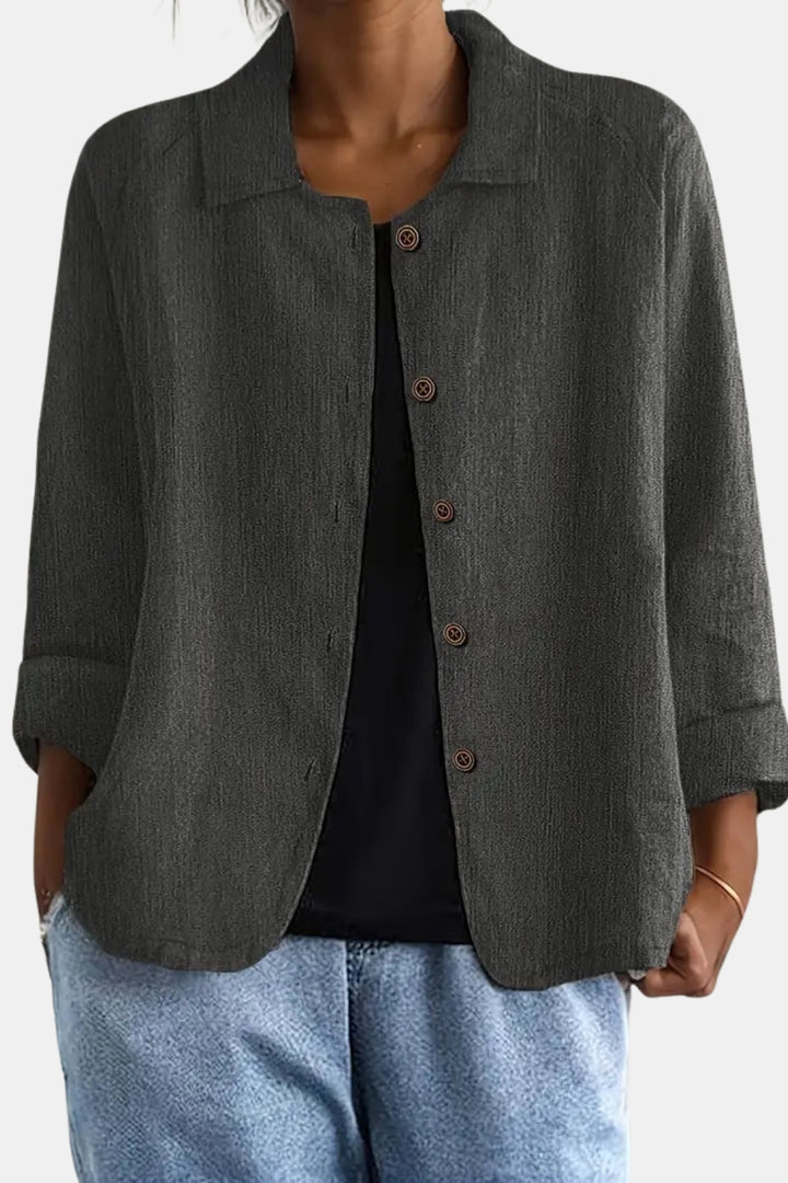 Brelvynna | Classic Button Front Jacket