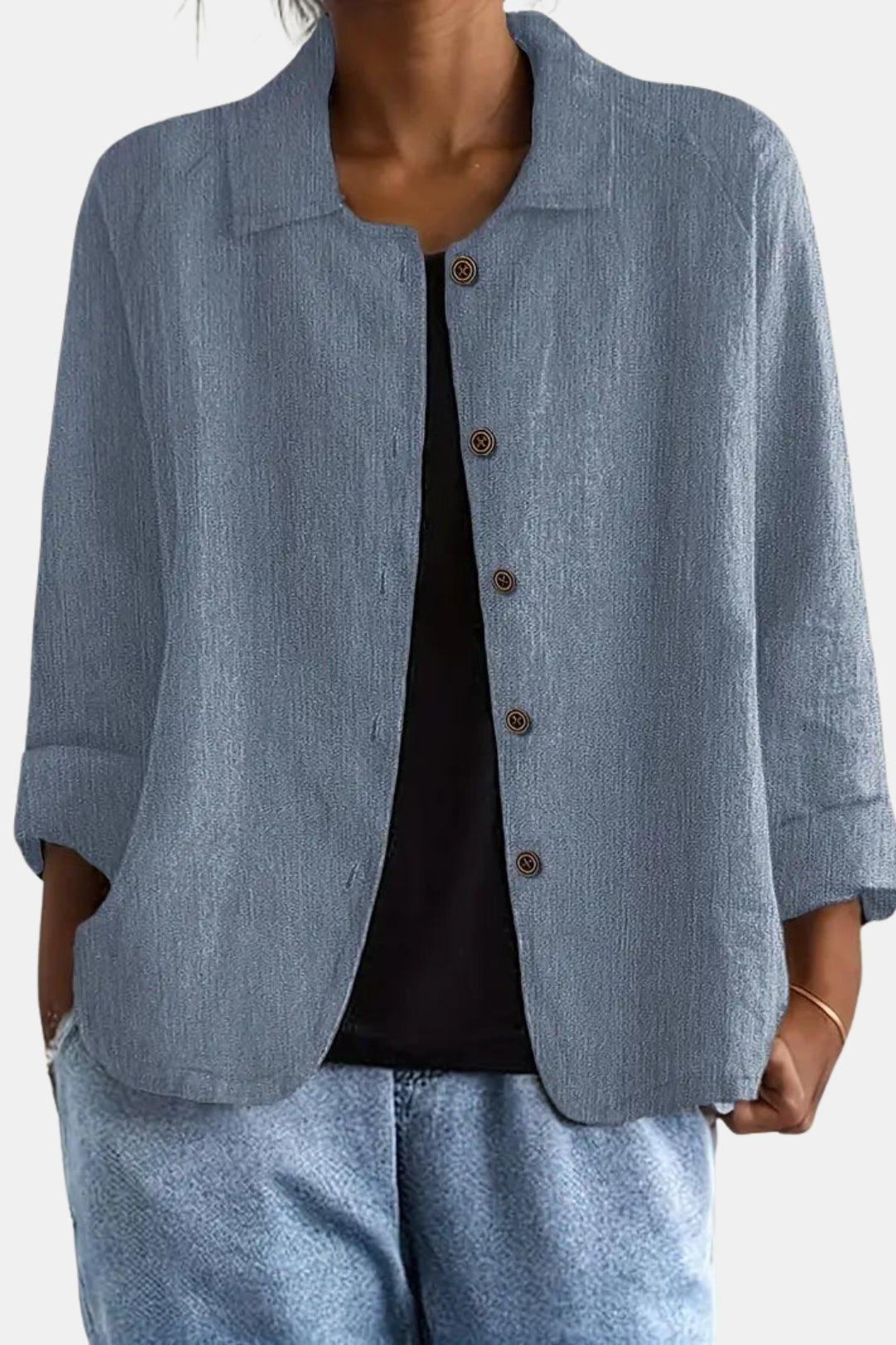Brelvynna | Classic Button Front Jacket