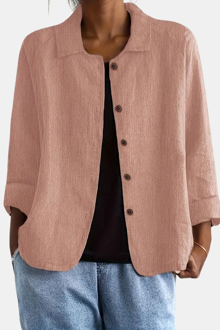Brelvynna | Classic Button Front Jacket