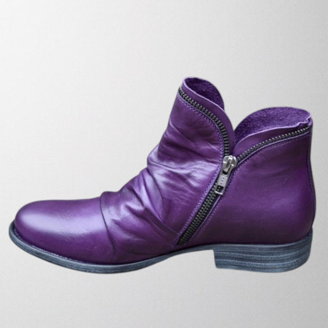 Brianna | Stylish Ankle Boots with Side Zipper