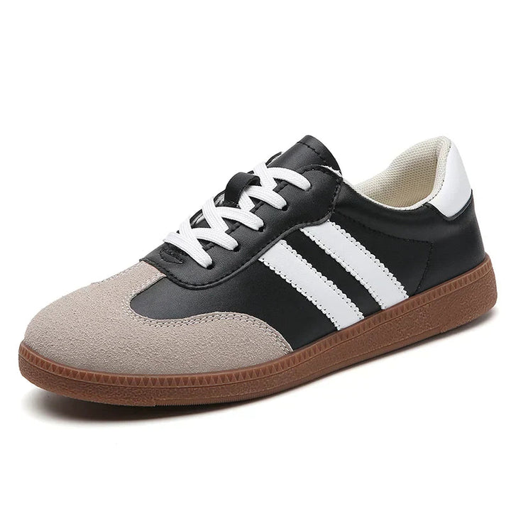 Brooke | Classic Low Top Sneakers with Stripe Detail