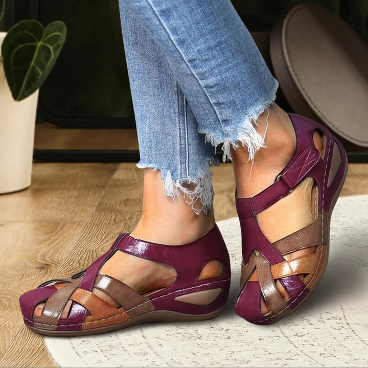 Camille | Sandals with Cutout Straps