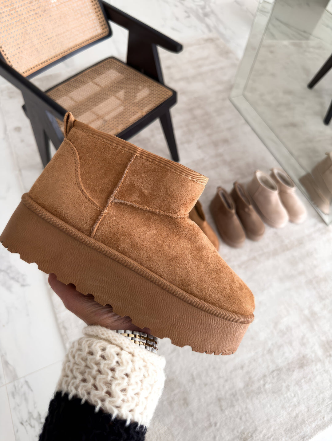 Carina | Classic Platform Ankle Boots
