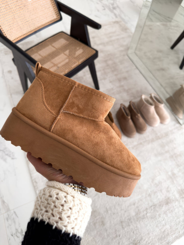 Carina | Classic Platform Ankle Boots