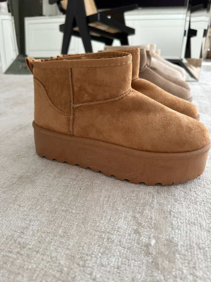Carina | Classic Platform Ankle Boots