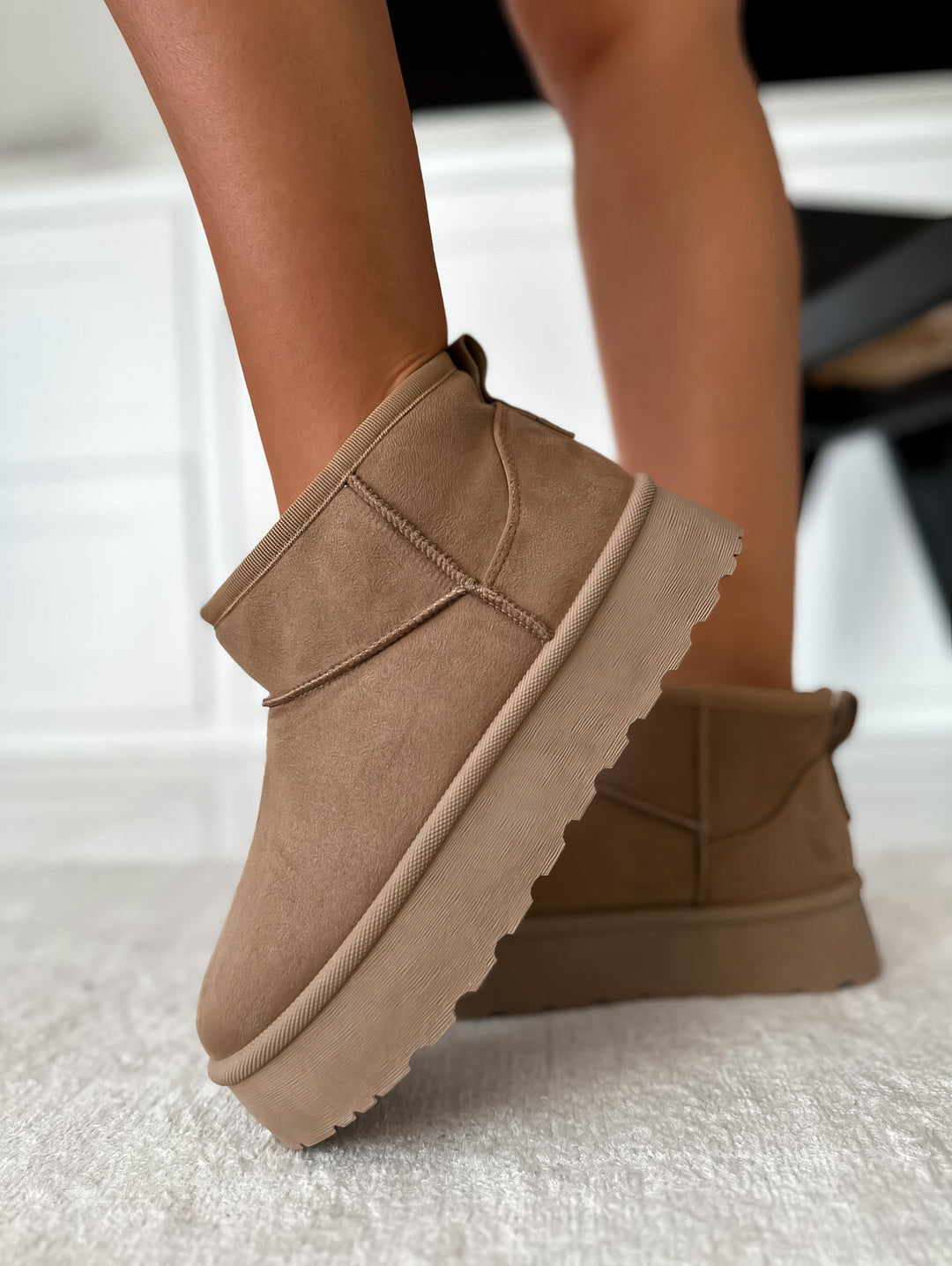 Carina | Classic Platform Ankle Boots