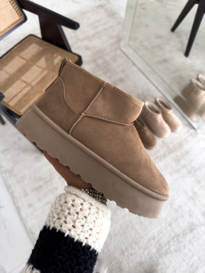 Carina | Classic Platform Ankle Boots