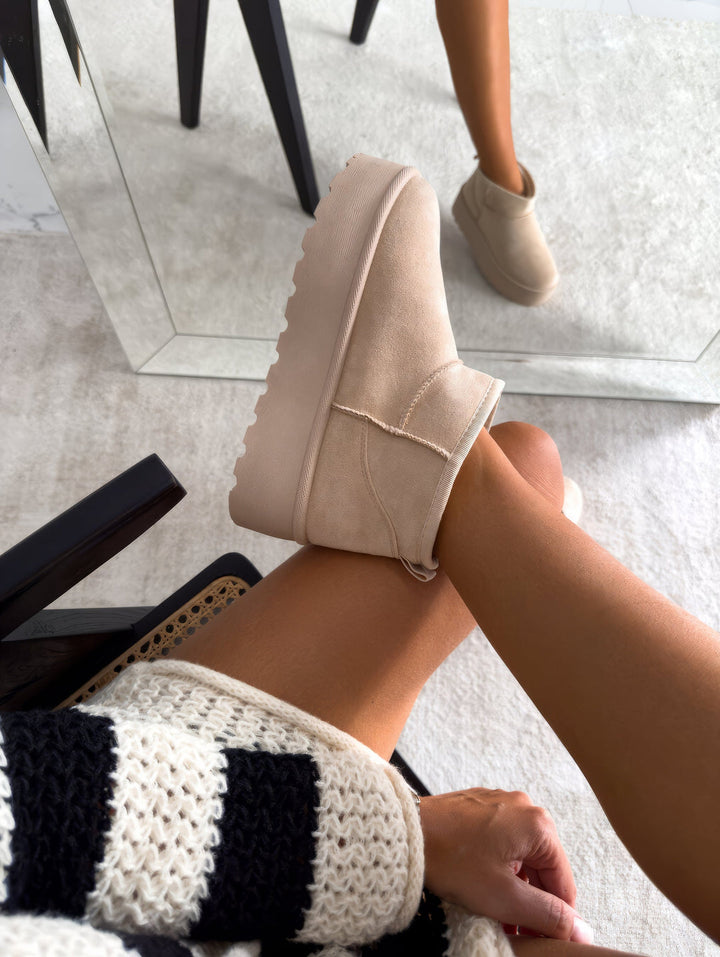 Carina | Classic Platform Ankle Boots