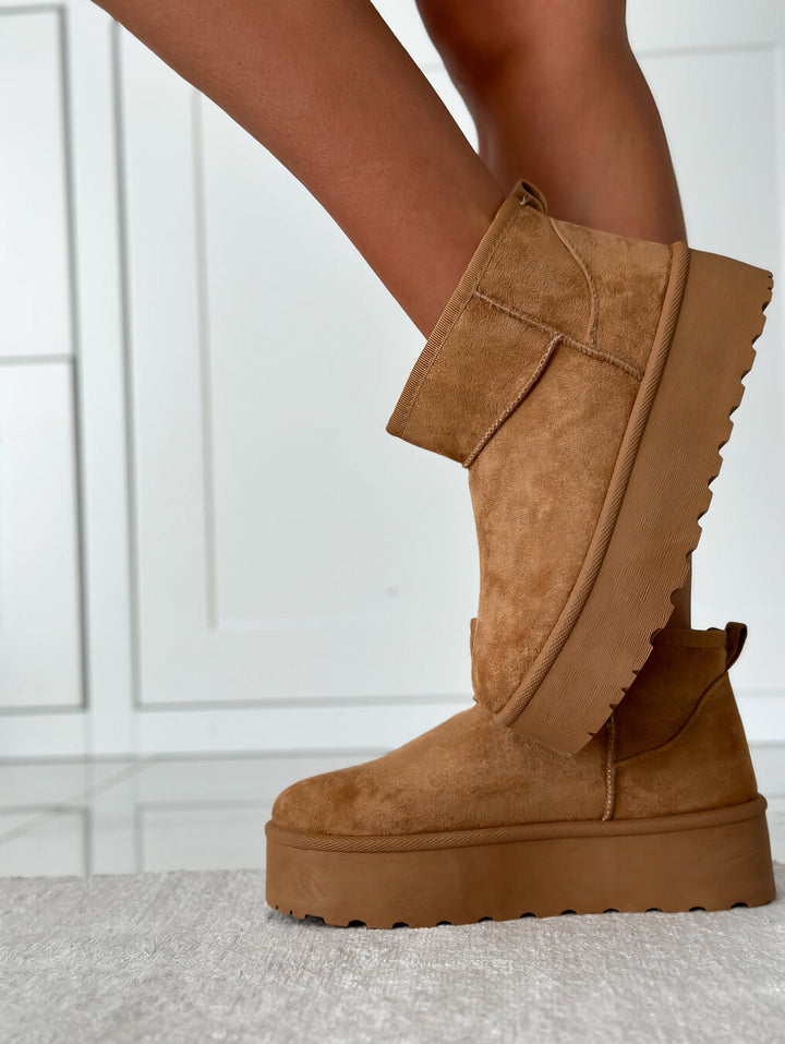 Carina | Classic Platform Ankle Boots