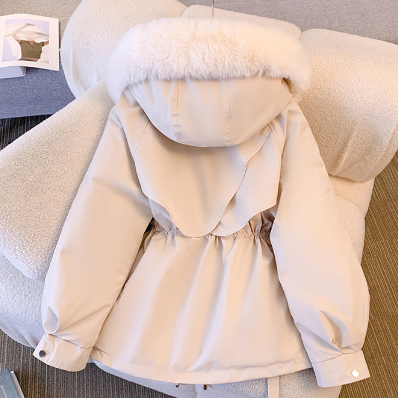 Carsyn | Puffer Jacket with Faux Fur Hood
