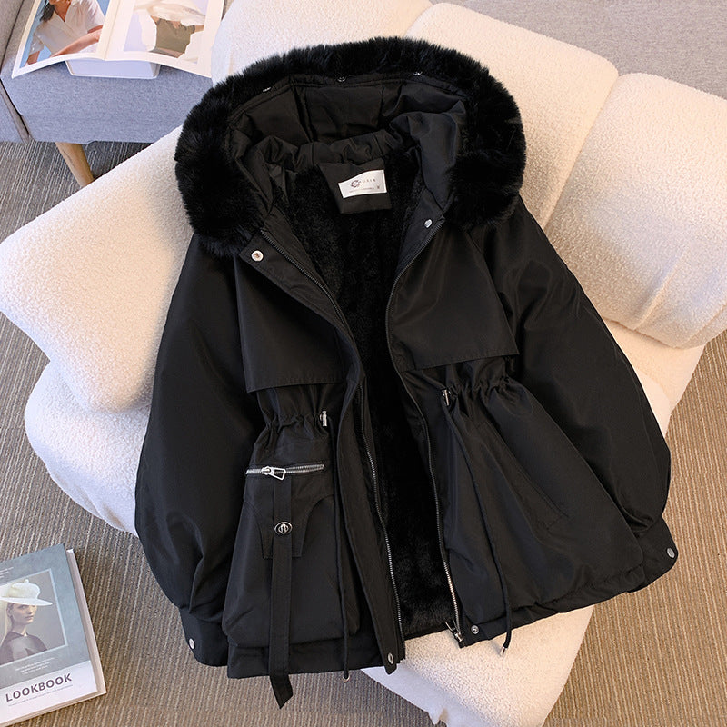 Carsyn | Puffer Jacket with Faux Fur Hood