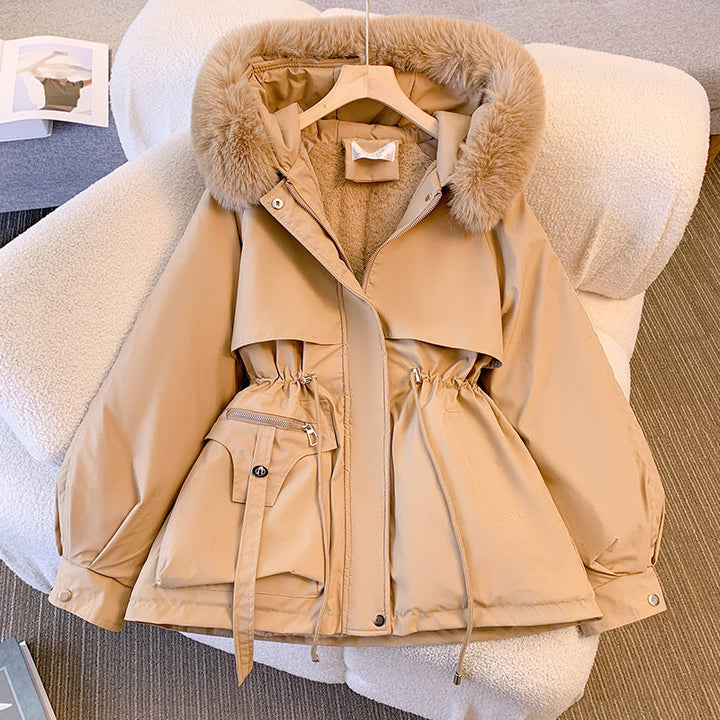 Carsyn | Puffer Jacket with Faux Fur Hood