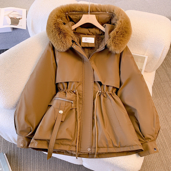 Carsyn | Puffer Jacket with Faux Fur Hood
