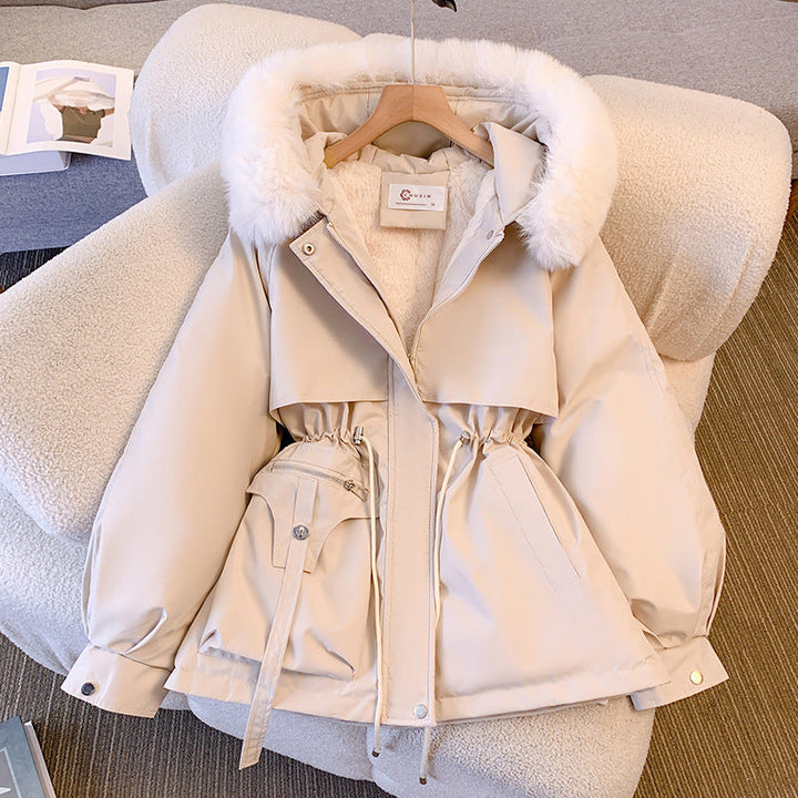 Carsyn | Puffer Jacket with Faux Fur Hood