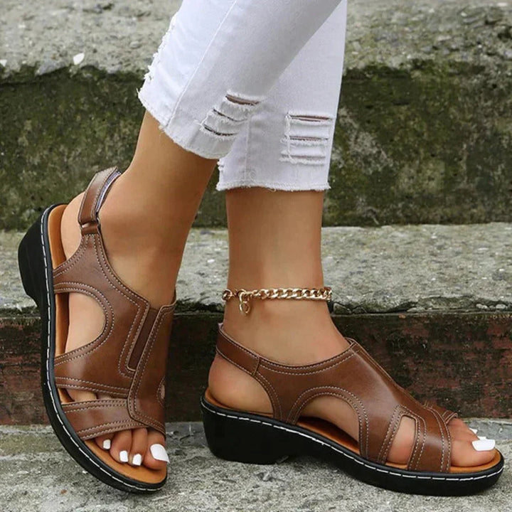 Caryl | Casual Sandals with Cutout Design