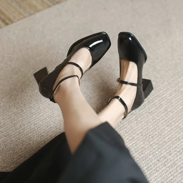 Celeste | Ankle Strap Block Heel