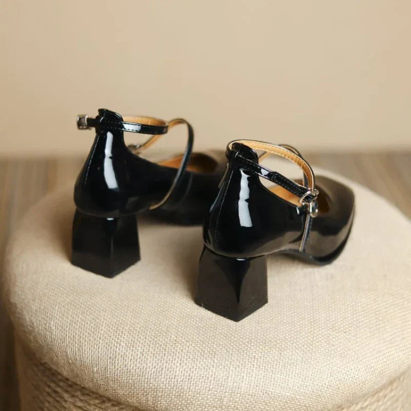 Celeste | Ankle Strap Block Heel