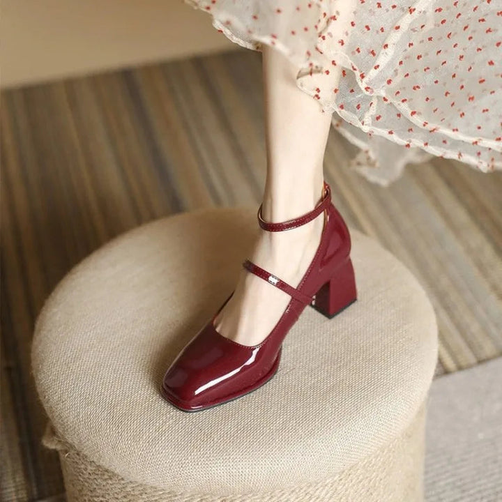 Celeste | Ankle Strap Block Heel