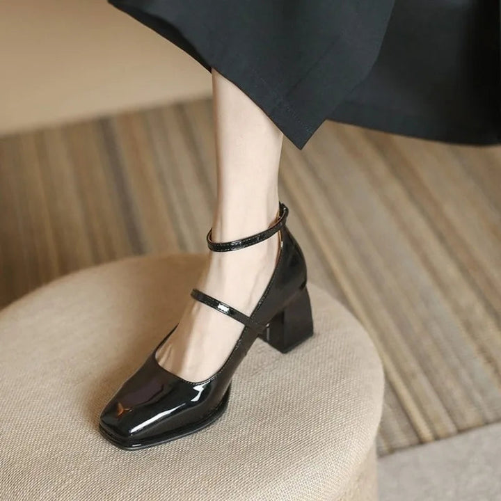 Celeste | Ankle Strap Block Heel