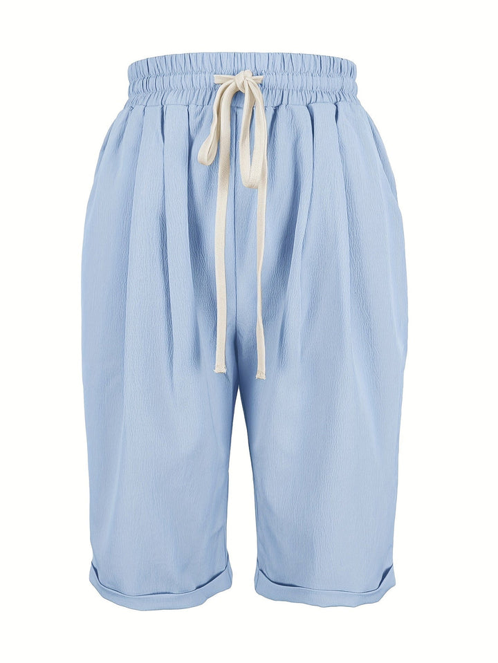 Charles | Drawstring Bermuda Shorts with Elastic Waist