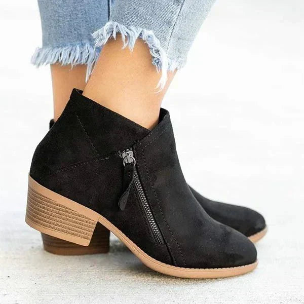 Chasity | Refined Ankle Boots with Side-Zip