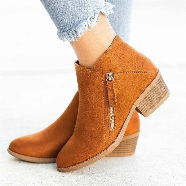 Chasity | Refined Ankle Boots with Side-Zip