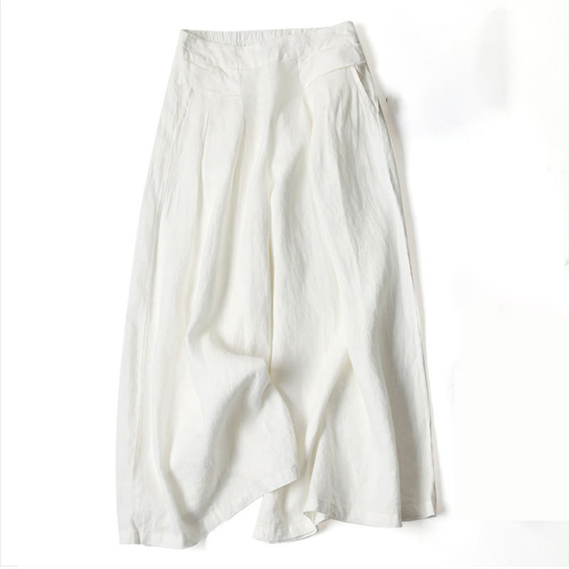 Chloe | High Waist Wide Leg Pants with Pleats