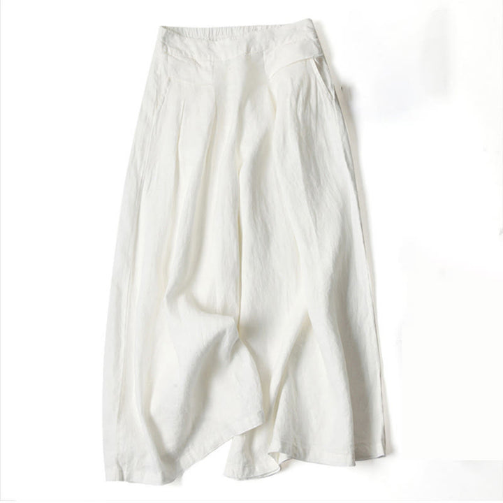 Chloe | High Waist Wide Leg Pants with Pleats