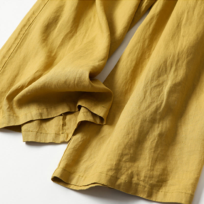 Chloe | High Waist Wide Leg Pants with Pleats