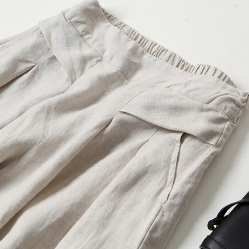 Chloe | High Waist Wide Leg Pants with Pleats