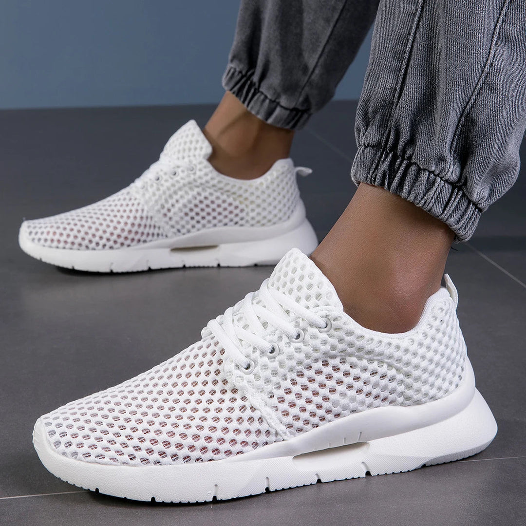 Chloe | Mesh Sneakers with Lace Up