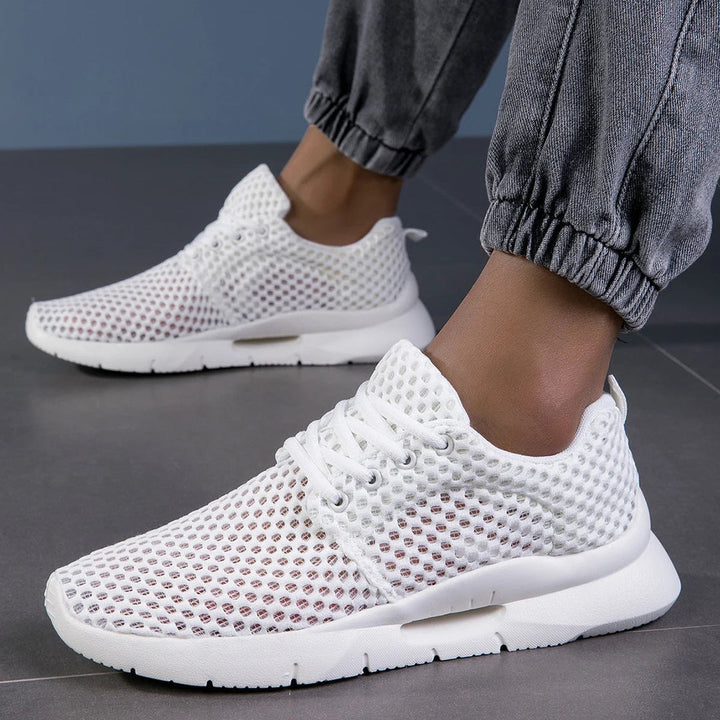 Chloe | Mesh Sneakers with Lace Up