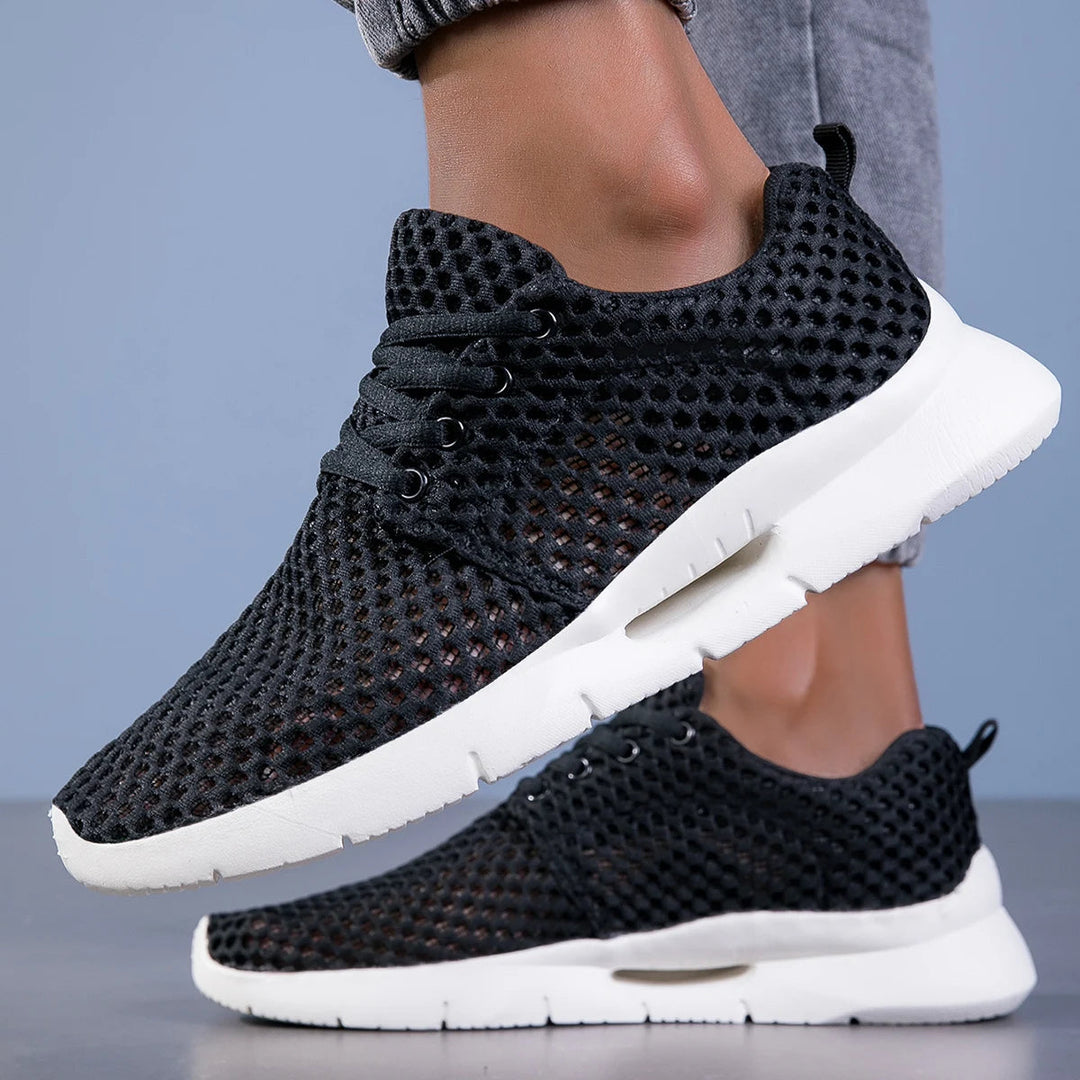 Chloe | Mesh Sneakers with Lace Up