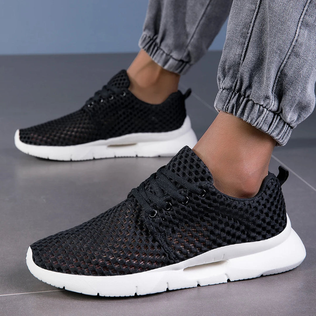 Chloe | Mesh Sneakers with Lace Up