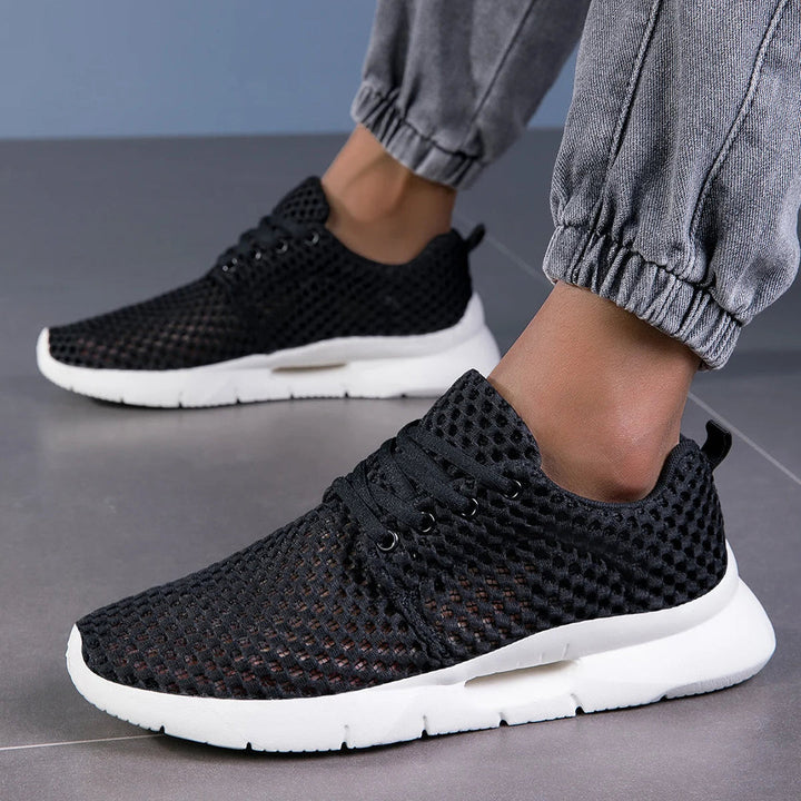 Chloe | Mesh Sneakers with Lace Up