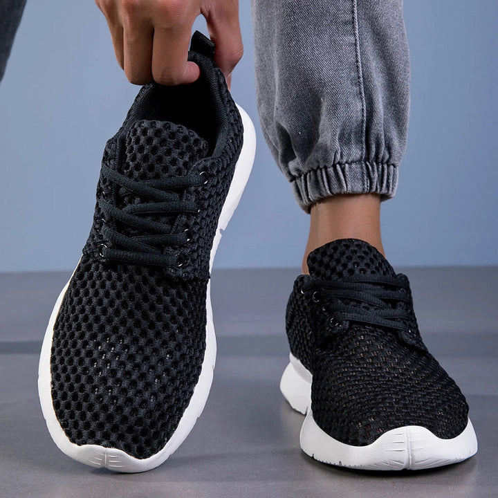 Chloe | Mesh Sneakers with Lace Up