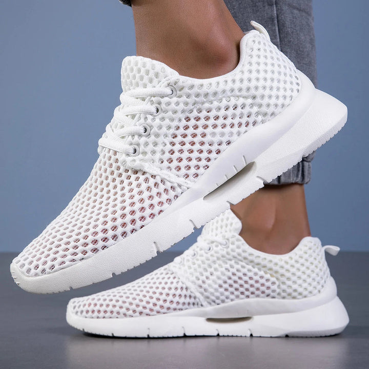 Chloe | Mesh Sneakers with Lace Up