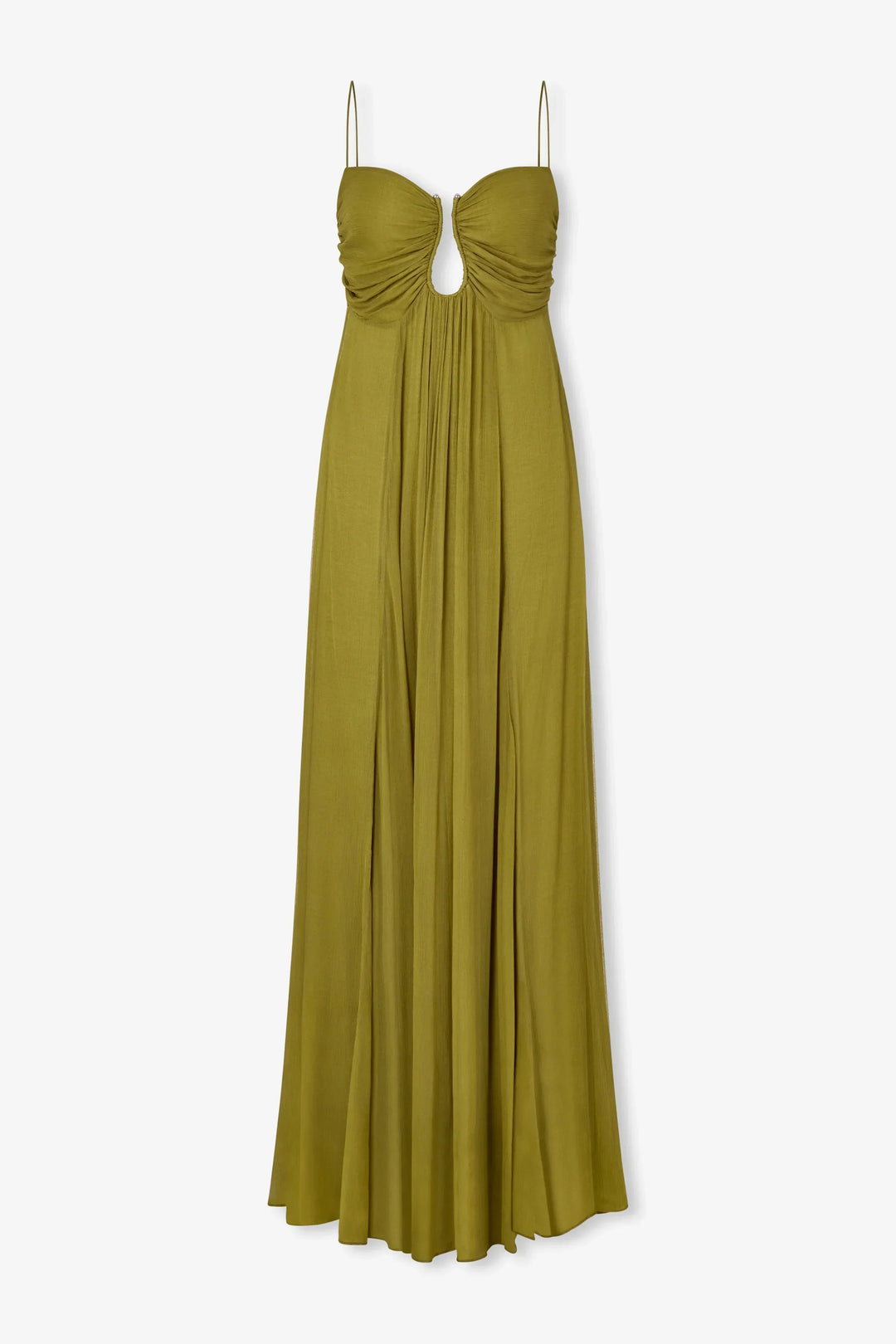Cylmara | Elegant Maxi Dress with Front Cutout