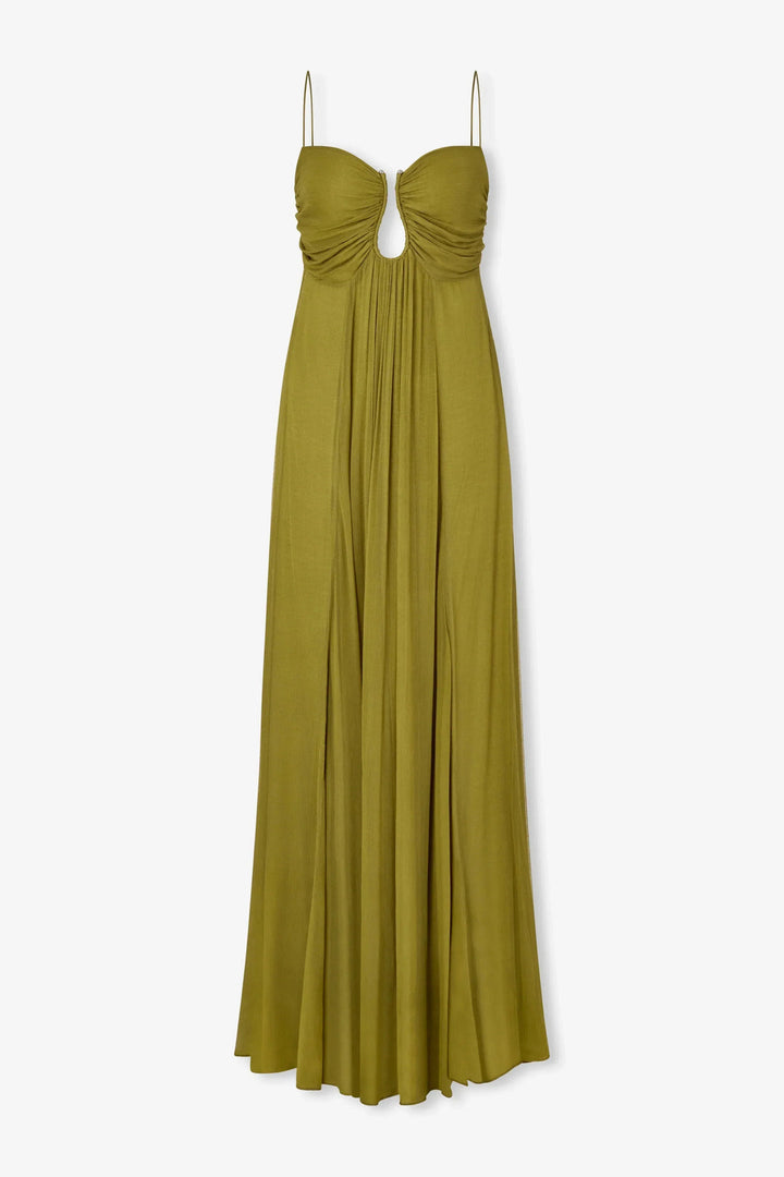 Cylmara | Elegant Maxi Dress with Front Cutout