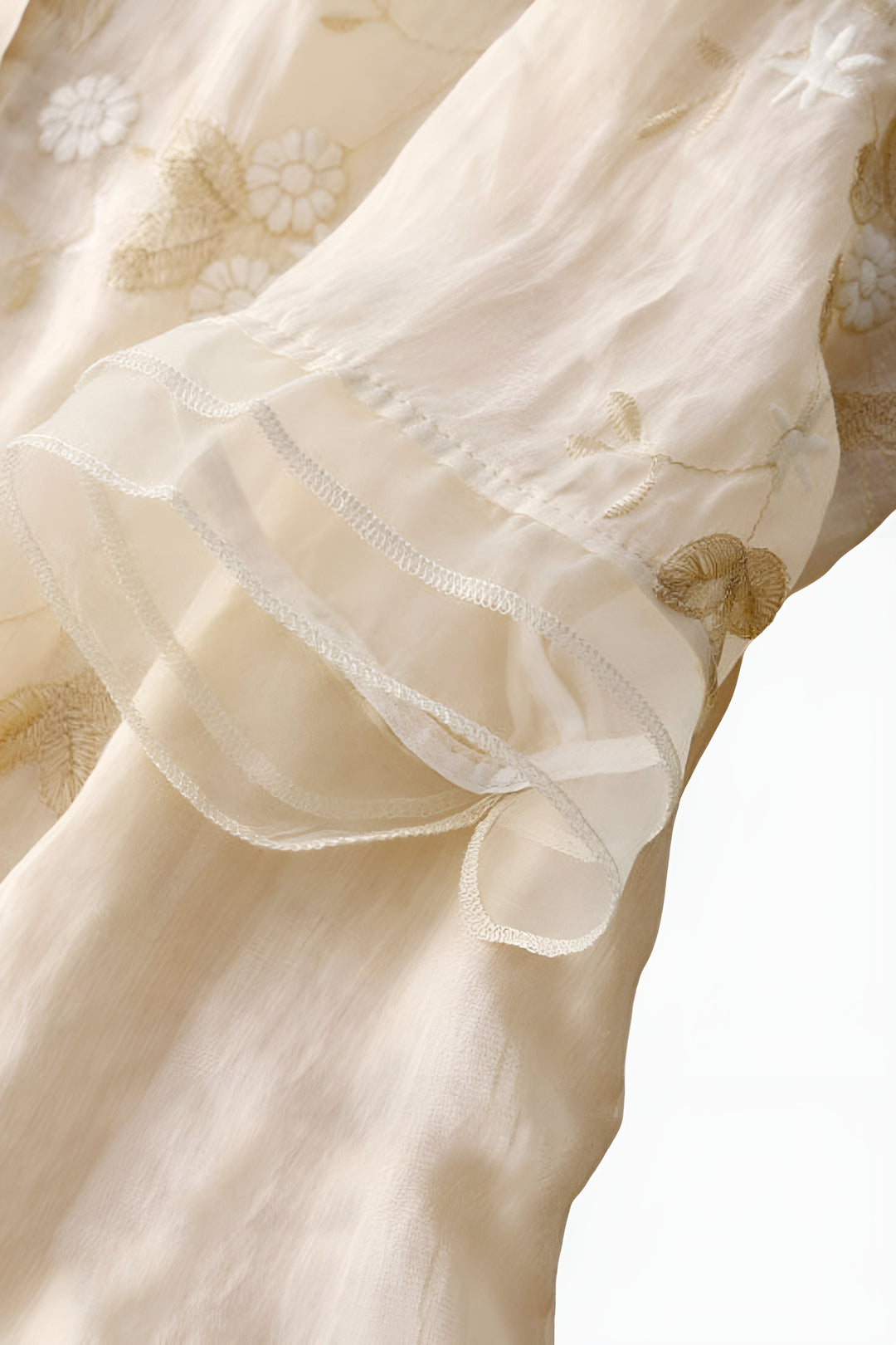 Cylvessa | Elegant Embroidered Button Blouse