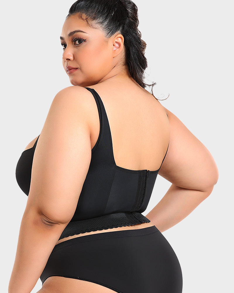 Danielle | Longline Push Up Bra With Wide Band