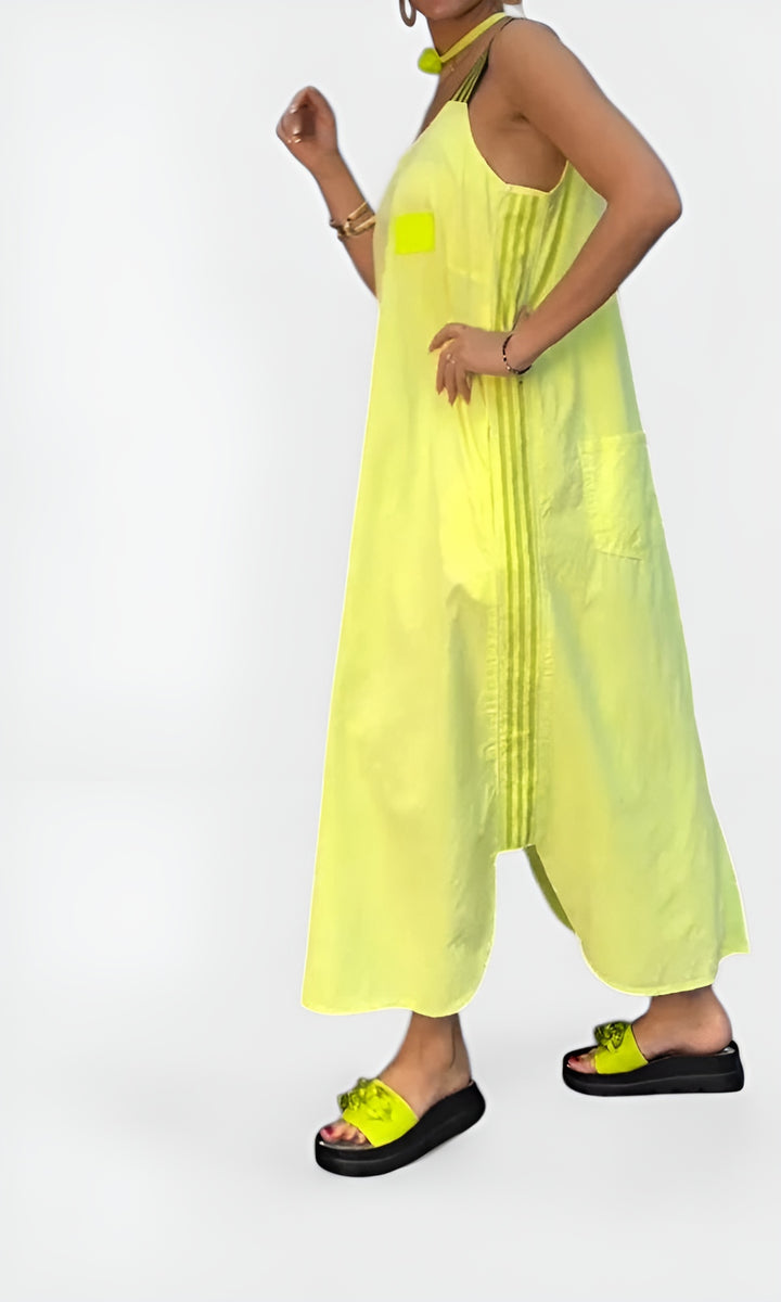 Dazoria | Modern Sleeveless Maxi Dress with Pockets