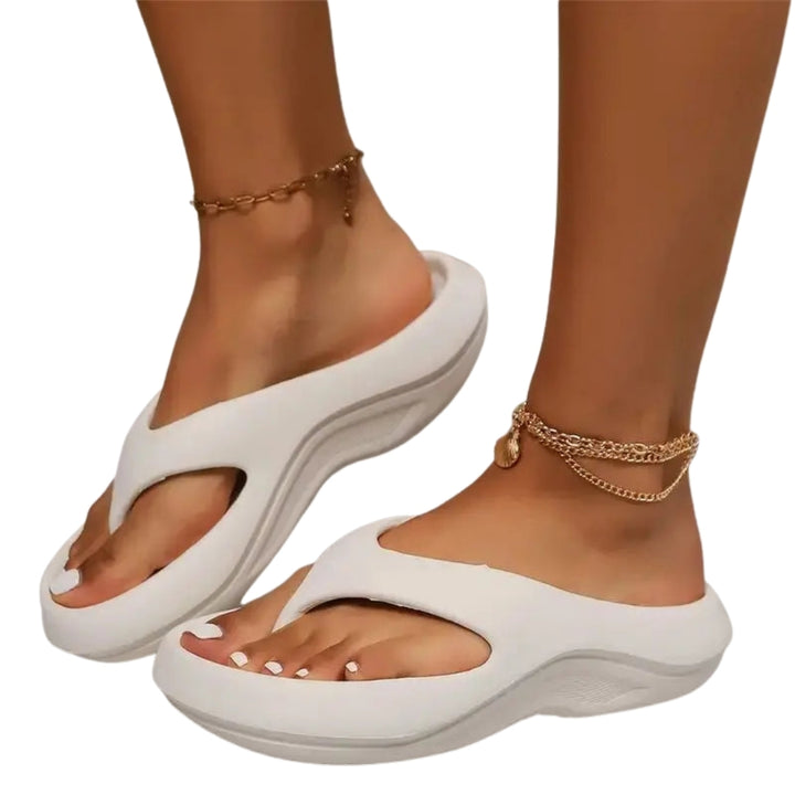 Delyth | Platform Flip Flops