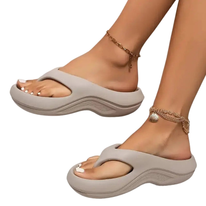 Delyth | Platform Flip Flops