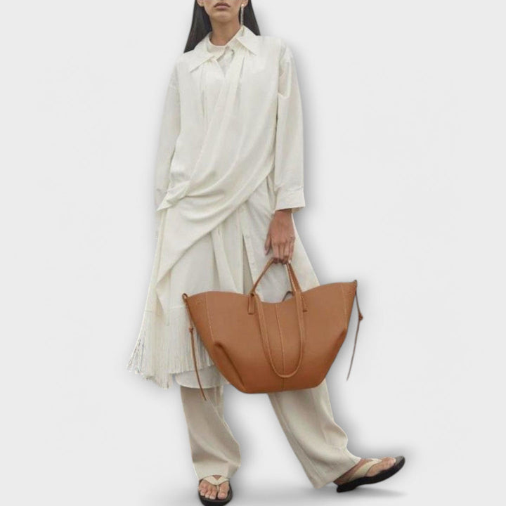 Dima | Oversized Tote Bag with Structured Panels